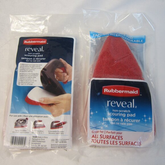 Rubbermaid REVEAL Non-scratch Scouring Pad - All Surfaces- Lot of 2 - Picture 1 of 7
